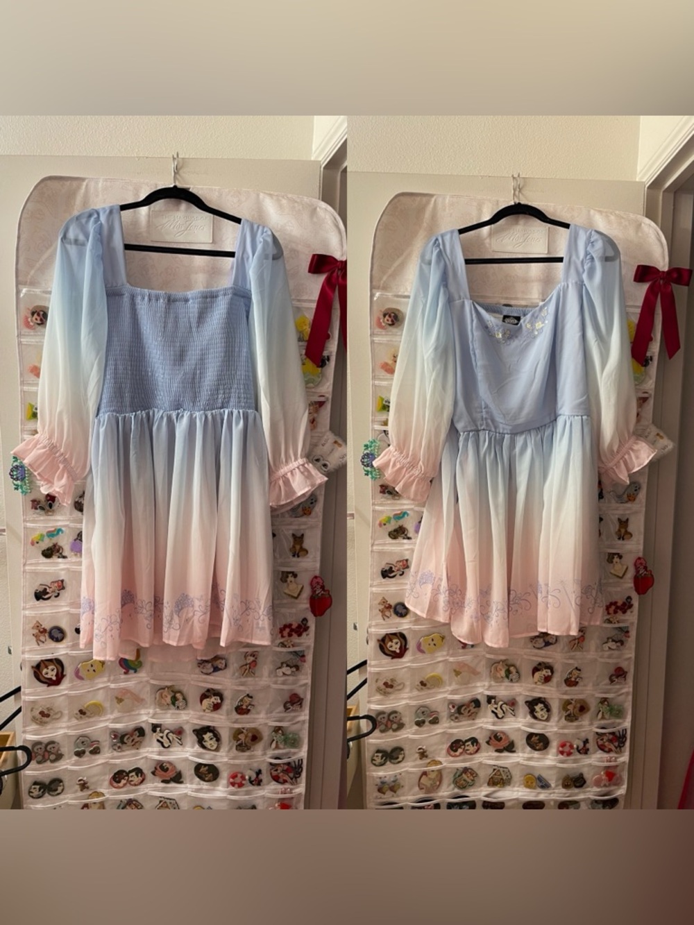 NWOT Wicked Glinda Blue Ombré Dress - BoxLunch Exclusive - Picture 9 of 15